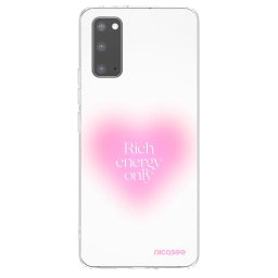 Átlátszó szilikon tok az alábbi mobiltelefonokra Samsung Galaxy S20 G980F - Rich Energy