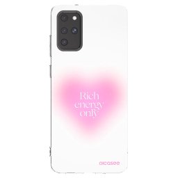 Átlátszó szilikon tok az alábbi mobiltelefonokra Samsung Galaxy S20+ G985F - Rich Energy