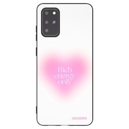 Fekete szilikon tok az alábbi mobiltelefonokra Samsung Galaxy S20+ G985F - Rich Energy