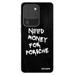 Átlátszó szilikon tok az alábbi mobiltelefonokra Samsung Galaxy S20 Ultra 5G G988F - Black Dollar