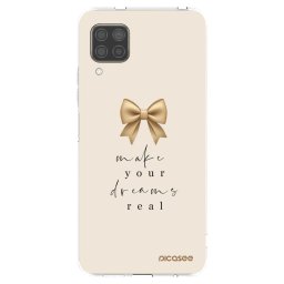 Átlátszó szilikon tok az alábbi mobiltelefonokra Huawei P40 Lite - Golden Dream