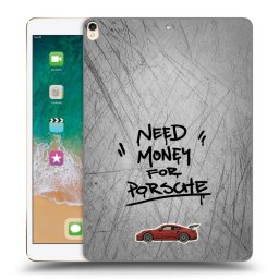 Átlátszó szilikon tok az alábbi táblagépre Apple iPad Pro 10.5" 2017 (2. gen) - Grey Drift