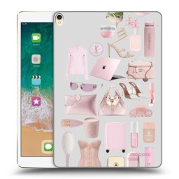Átlátszó szilikon tok az alábbi táblagépre Apple iPad Pro 10.5" 2017 (2. gen) - Glam Babe