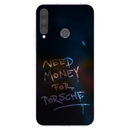 Átlátszó szilikon tok az alábbi mobiltelefonokra Huawei P40 Lite E - Neon Nights