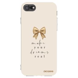 Átlátszó szilikon tok az alábbi mobiltelefonokra Apple iPhone SE 2020 - Golden Dream