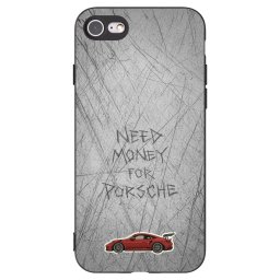 Fekete szilikon tok az alábbi mobiltelefonokra Apple iPhone SE 2020 - Garage Scratch