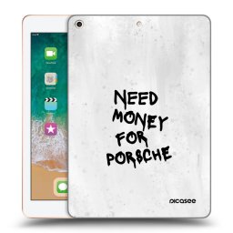 Átlátszó szilikon tok az alábbi táblagépre Apple iPad 9.7" 2018 (6. gen) - White Dollar