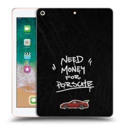 Átlátszó szilikon tok az alábbi táblagépre Apple iPad 9.7" 2018 (6. gen) - Dark Racer
