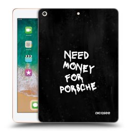 Átlátszó szilikon tok az alábbi táblagépre Apple iPad 9.7" 2018 (6. gen) - Black Dollar