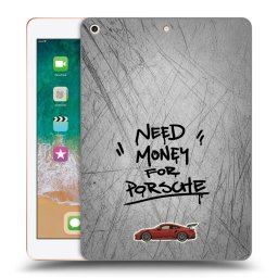 Átlátszó szilikon tok az alábbi táblagépre Apple iPad 9.7" 2018 (6. gen) - Grey Drift