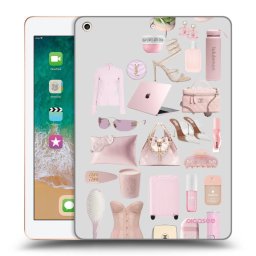 Átlátszó szilikon tok az alábbi táblagépre Apple iPad 9.7" 2018 (6. gen) - Glam Babe