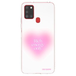 Átlátszó szilikon tok az alábbi mobiltelefonokra Samsung Galaxy A21s - Rich Energy