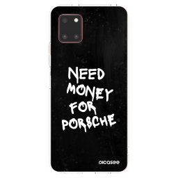 Átlátszó szilikon tok az alábbi mobiltelefonokra Samsung Galaxy Note 10 Lite N770F - Black Dollar