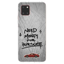 Átlátszó szilikon tok az alábbi mobiltelefonokra Samsung Galaxy Note 10 Lite N770F - Grey Drift