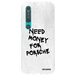 Átlátszó szilikon tok az alábbi mobiltelefonokra Xiaomi Mi 10 - White Dollar