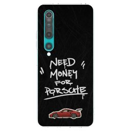 Átlátszó szilikon tok az alábbi mobiltelefonokra Xiaomi Mi 10 - Dark Racer