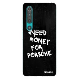 Átlátszó szilikon tok az alábbi mobiltelefonokra Xiaomi Mi 10 - Black Dollar