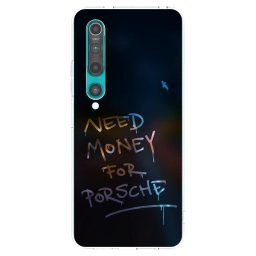 Átlátszó szilikon tok az alábbi mobiltelefonokra Xiaomi Mi 10 - Neon Nights