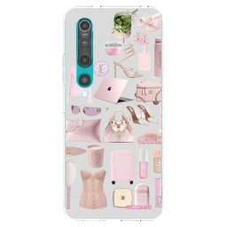 Átlátszó szilikon tok az alábbi mobiltelefonokra Xiaomi Mi 10 - Glam Babe