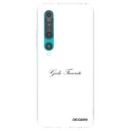 Átlátszó szilikon tok az alábbi mobiltelefonokra Xiaomi Mi 10 - Gods Favorite