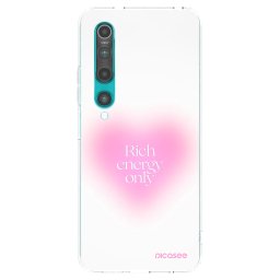 Átlátszó szilikon tok az alábbi mobiltelefonokra Xiaomi Mi 10 - Rich Energy