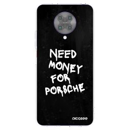 Átlátszó szilikon tok az alábbi mobiltelefonokra Xiaomi Poco F2 Pro - Black Dollar