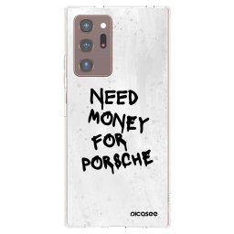 Átlátszó szilikon tok az alábbi mobiltelefonokra Samsung Galaxy Note 20 Ultra - White Dollar