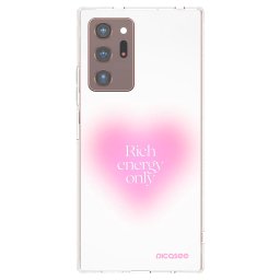 Átlátszó szilikon tok az alábbi mobiltelefonokra Samsung Galaxy Note 20 Ultra - Rich Energy