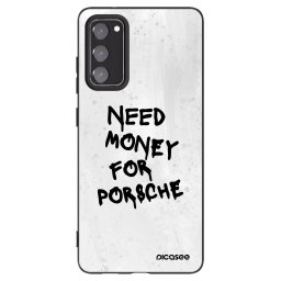Fekete szilikon tok az alábbi mobiltelefonokra Samsung Galaxy S20 FE - White Dollar