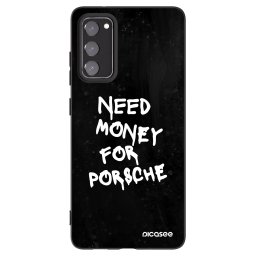 Fekete szilikon tok az alábbi mobiltelefonokra Samsung Galaxy S20 FE - Black Dollar