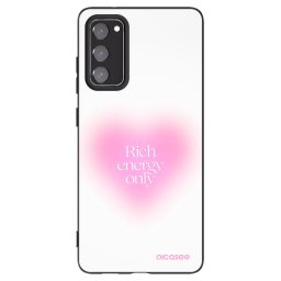 Fekete szilikon tok az alábbi mobiltelefonokra Samsung Galaxy S20 FE - Rich Energy