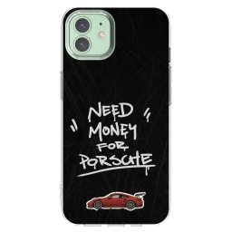 Átlátszó szilikon tok az alábbi mobiltelefonokra Apple iPhone 12 - Dark Racer