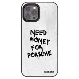Fekete szilikon tok az alábbi mobiltelefonokra Apple iPhone 12 Pro Max - White Dollar