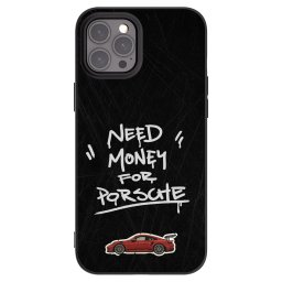 Fekete szilikon tok az alábbi mobiltelefonokra Apple iPhone 12 Pro Max - Dark Racer