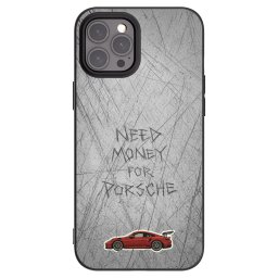 Fekete szilikon tok az alábbi mobiltelefonokra Apple iPhone 12 Pro Max - Garage Scratch