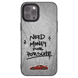 Fekete szilikon tok az alábbi mobiltelefonokra Apple iPhone 12 Pro Max - Grey Drift