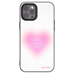 Fekete szilikon tok az alábbi mobiltelefonokra Apple iPhone 12 Pro Max - Rich Energy