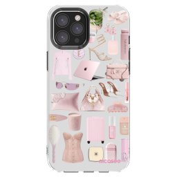 Átlátszó szilikon tok az alábbi mobiltelefonokra Apple iPhone 12 Pro Max - Glam Babe