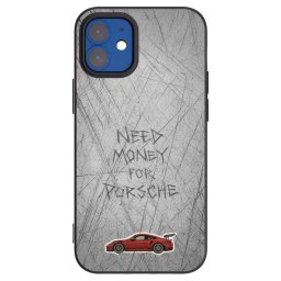 Fekete szilikon tok az alábbi mobiltelefonokra Apple iPhone 12 mini - Garage Scratch