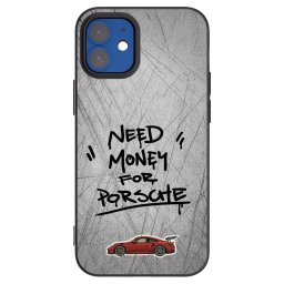 Fekete szilikon tok az alábbi mobiltelefonokra Apple iPhone 12 mini - Grey Drift