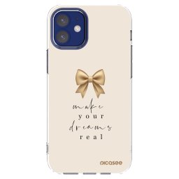 Átlátszó szilikon tok az alábbi mobiltelefonokra Apple iPhone 12 mini - Golden Dream