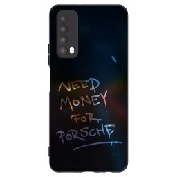 Fekete szilikon tok az alábbi mobiltelefonokra Huawei P Smart 2021 - Neon Nights