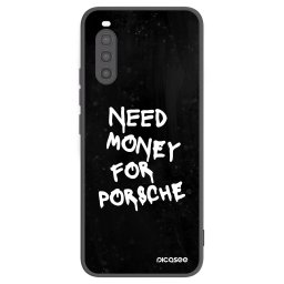 Fekete szilikon tok az alábbi mobiltelefonokra Sony Xperia 10 II - Black Dollar
