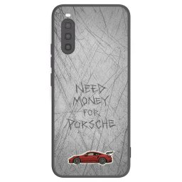 Fekete szilikon tok az alábbi mobiltelefonokra Sony Xperia 10 II - Garage Scratch