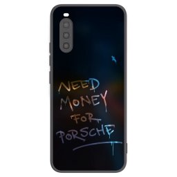 Fekete szilikon tok az alábbi mobiltelefonokra Sony Xperia 10 II - Neon Nights