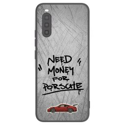 Fekete szilikon tok az alábbi mobiltelefonokra Sony Xperia 10 II - Grey Drift