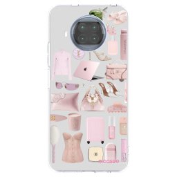 Átlátszó szilikon tok az alábbi mobiltelefonokra Xiaomi Mi 10T Lite - Glam Babe
