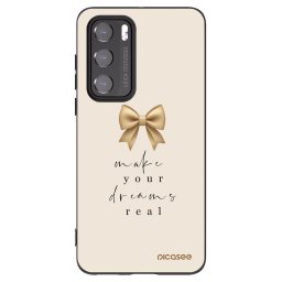 Fekete szilikon tok az alábbi mobiltelefonokra Huawei P40 - Golden Dream