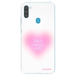 Átlátszó szilikon tok az alábbi mobiltelefonokra Samsung Galaxy M11 - Rich Energy