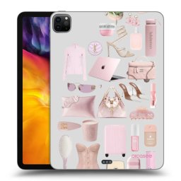 Fekete szilikon tok az alábbi táblagépre Apple iPad Pro 11" 2020 (2.gen) - Glam Babe